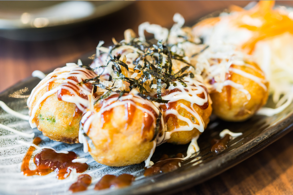Popular street foods in Japan: Takoyaki