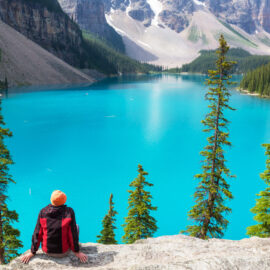Beautiful,Moraine,Lake,In,Banff,National,Park,,Canada